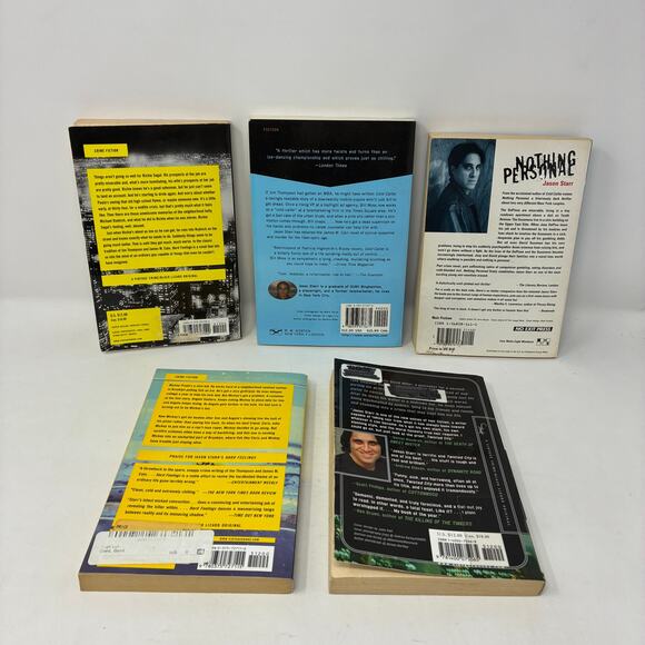 Jason Starr Book Lot of 5 Tough Luck Hard Feelings Cold Caller Nothing Personal - Picture 2 of 6